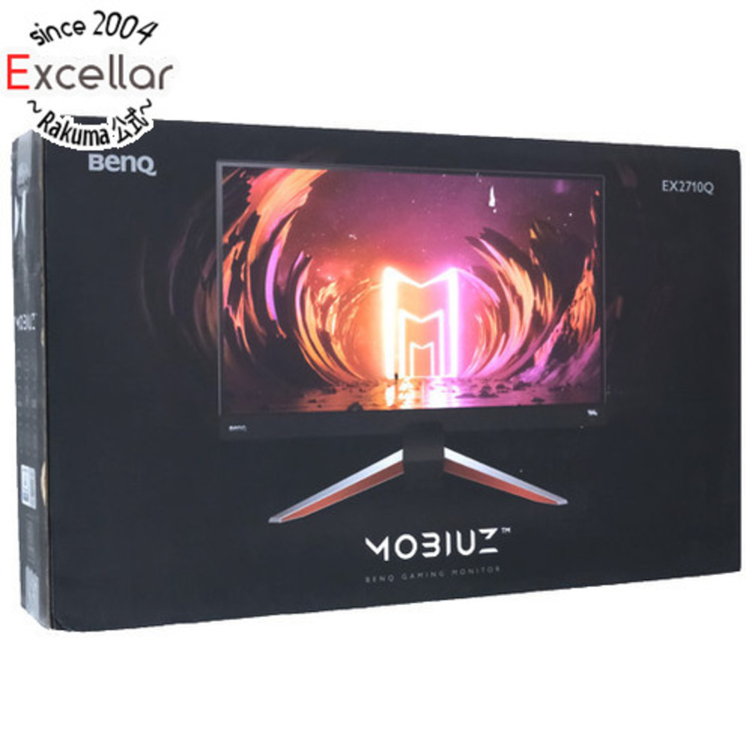 メタリックグレー未使用BenQ製　27型 ゲーミングモニター MOBIUZ EX2710Q　メタリックグレー　未使用