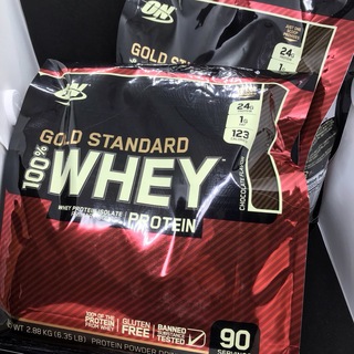 ゴールドスタンダード2.88kg ホエイプロテイン100% チョコ味　2個セット