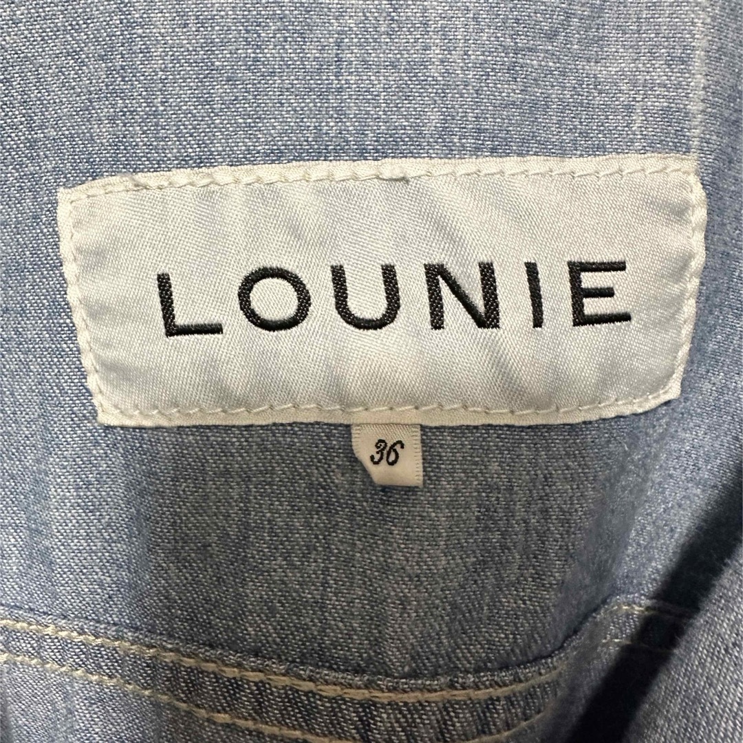 LOUNIE(ルーニィ)のLOUNIE デニムジャケット レディースのジャケット/アウター(Gジャン/デニムジャケット)の商品写真