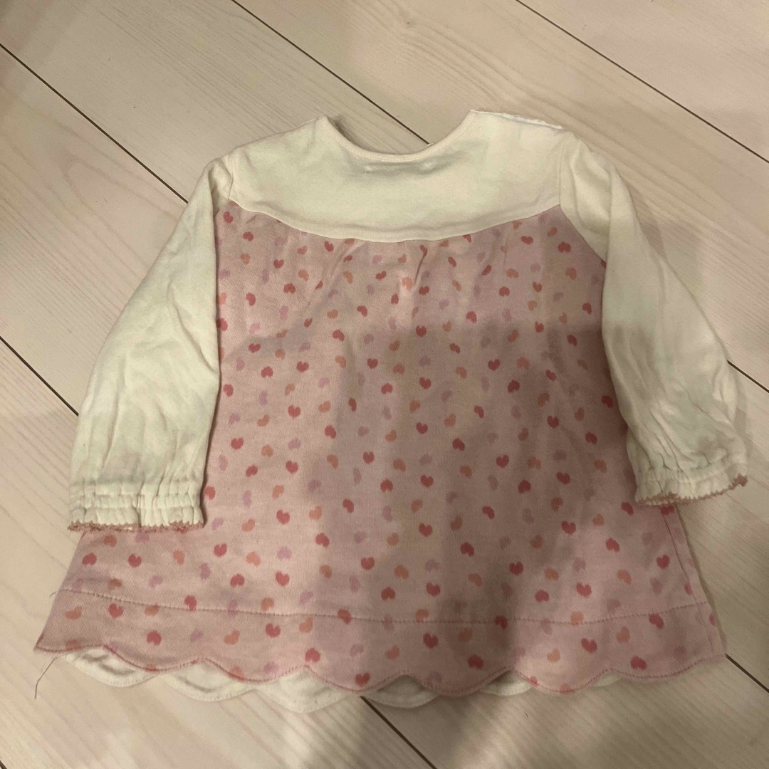 キムラタン(キムラタン)のキムラタン　可愛いカットソー90 キッズ/ベビー/マタニティのキッズ服女の子用(90cm~)(Tシャツ/カットソー)の商品写真