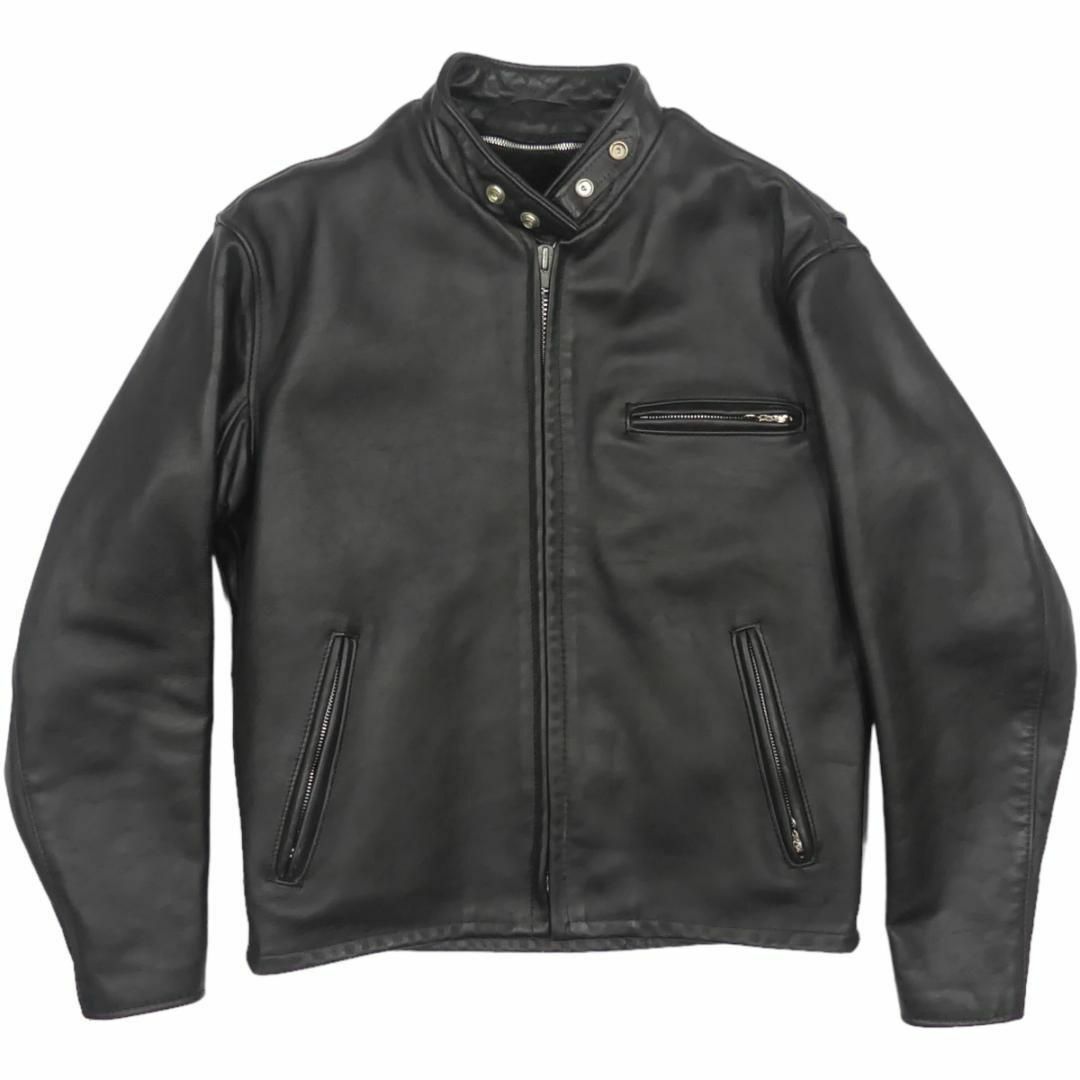 schott(ショット)のSchott ショット XL ライダースジャケット 42 シングル JJ703 メンズのジャケット/アウター(ライダースジャケット)の商品写真