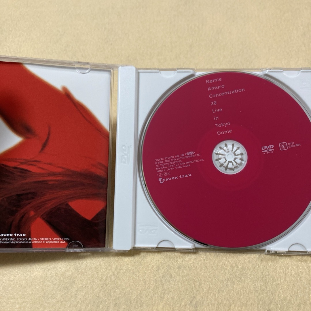 安室奈美恵/NAMIE AMURO Concentration 20 LIVE エンタメ/ホビーのDVD/ブルーレイ(ミュージック)の商品写真
