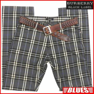 バーバリーブラックレーベル(BURBERRY BLACK LABEL)の廃盤 バーバリーブラックレーベル ノバチェックパンツ W31 メンズ JJ647(スラックス)