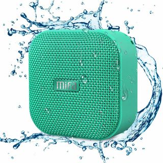 MIFA A1 グリーン Bluetoothスピーカー IP56防塵防水/お風呂(スピーカー)