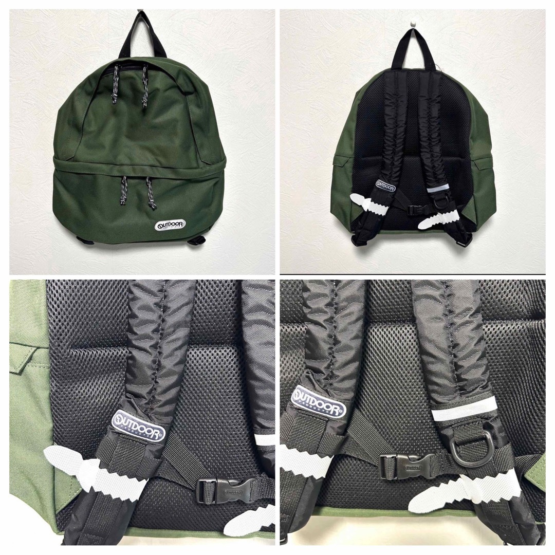 OUTDOOR PRODUCTS(アウトドアプロダクツ)の【新品】OUTDOOR PRODUCTS リュックM 16L グリーン メンズのバッグ(バッグパック/リュック)の商品写真