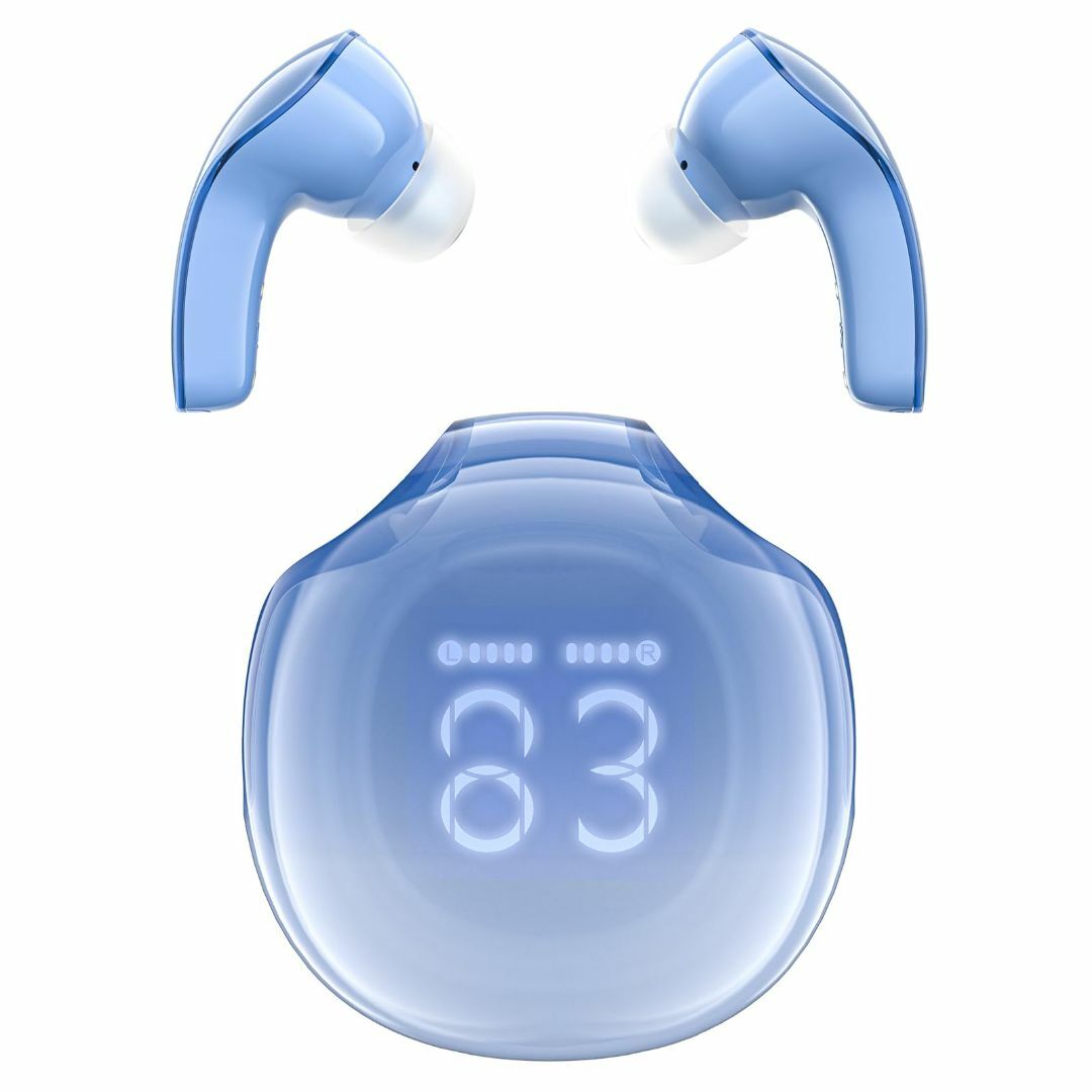 ヘッドフォン/イヤフォン【2023秋冬新設計】ACEFAST ワイヤレスイヤホン Bluetooth5.