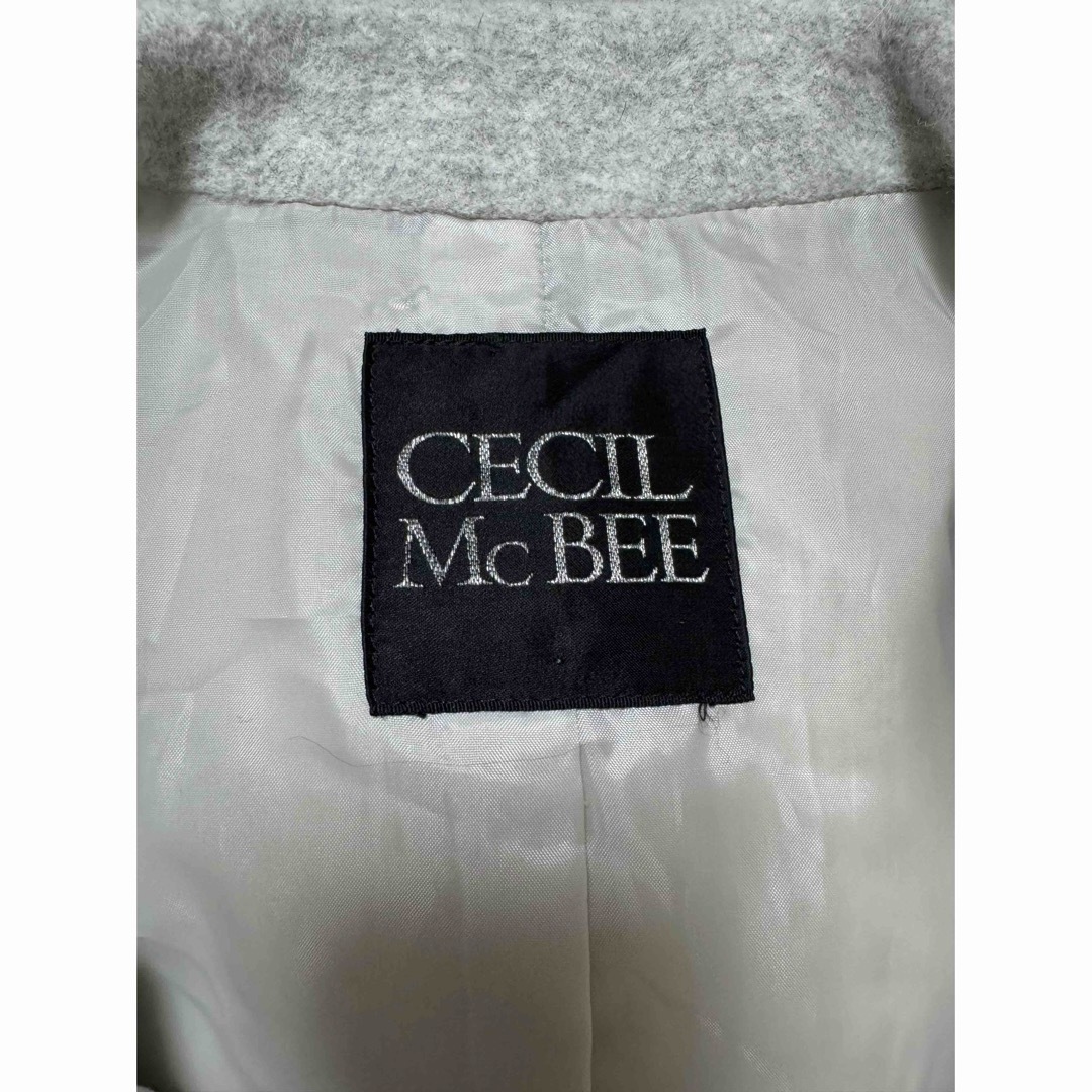 CECIL McBEE(セシルマクビー)のCECIL McBEEセシルマクビー アンゴラ60% フォックスファー コート レディースのジャケット/アウター(ロングコート)の商品写真