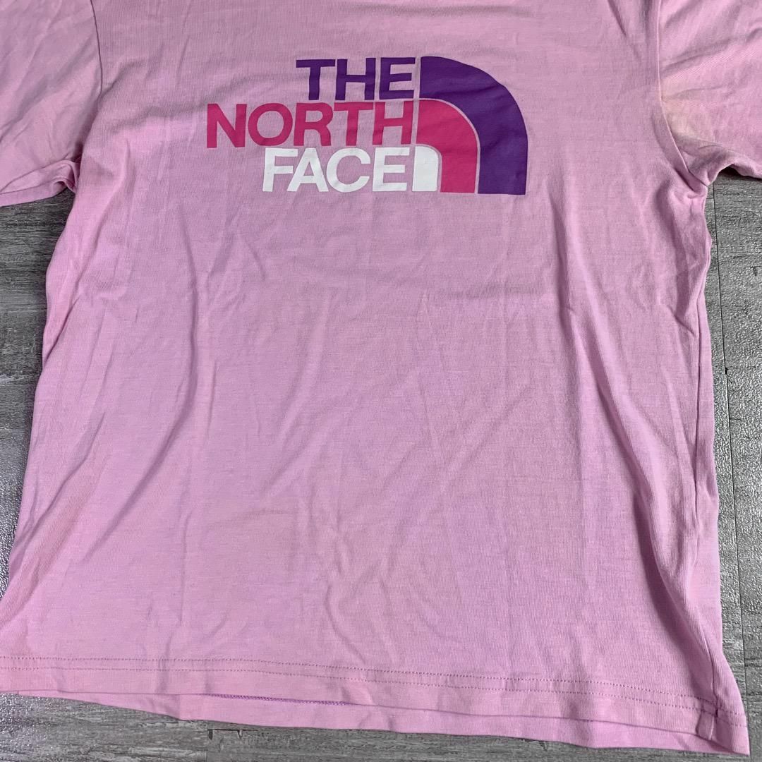 THE NORTH FACE(ザノースフェイス)のTHE NORTH FACE ノースフェイス 150cm tシャツ ピンク キッズ/ベビー/マタニティのキッズ服女の子用(90cm~)(Tシャツ/カットソー)の商品写真
