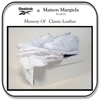マルタンマルジェラ(Maison Martin Margiela)の26.5cm：リーボックxメゾンマルジェラ　"Memory Of" CL 白(スニーカー)