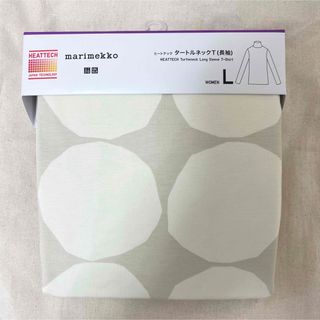 マリメッコ(marimekko)のユニクロ　マリメッコ　ヒートテックタートルネックT（長袖）Lサイズ(アンダーシャツ/防寒インナー)