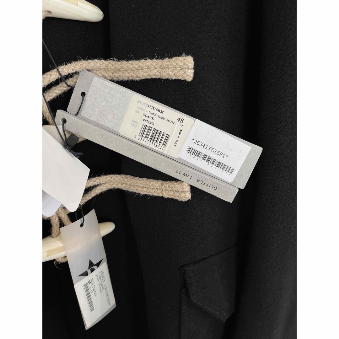新品 Rick Owens バッファローボーンダッフルコート サイズ48 新品 Rick Owens バッファローボーンダッフルコート サイズ48
