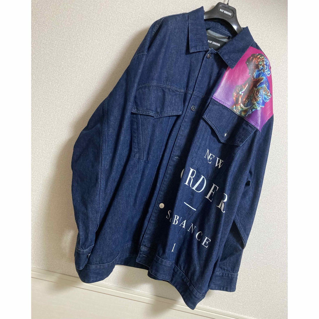 RAF SIMONS(ラフシモンズ)の【未使用】RAF Simons ラフシモンズ オーバサイズ デニムジャケット メンズのジャケット/アウター(Gジャン/デニムジャケット)の商品写真