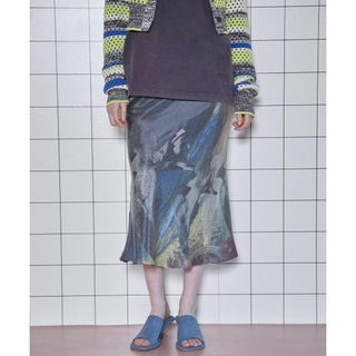 メゾンスペシャル(MAISON SPECIAL)の㊱ 2024SS Swallow Imagination Print Skirt(ロングスカート)