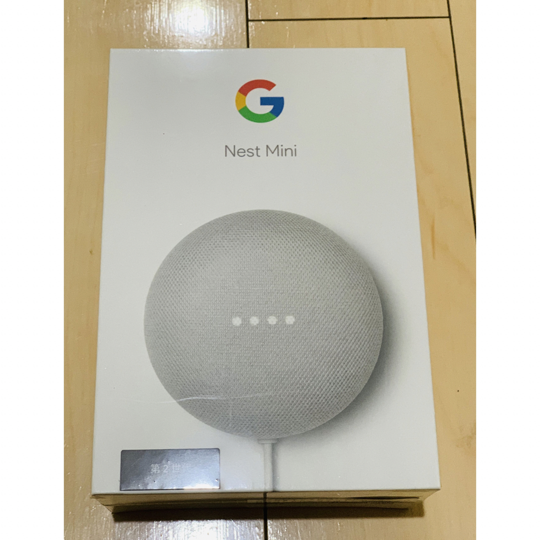 Google(グーグル)の【新品・未使用】Google Nest Mini スマホ/家電/カメラのオーディオ機器(スピーカー)の商品写真