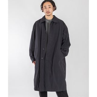 エイトン(ATON)のATON VENTYLE NYLON BALMACAAN COAT(ステンカラーコート)