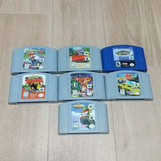 ニンテンドウ64(NINTENDO 64)の海外版·ニンテンドー64·全７本セット(家庭用ゲームソフト)