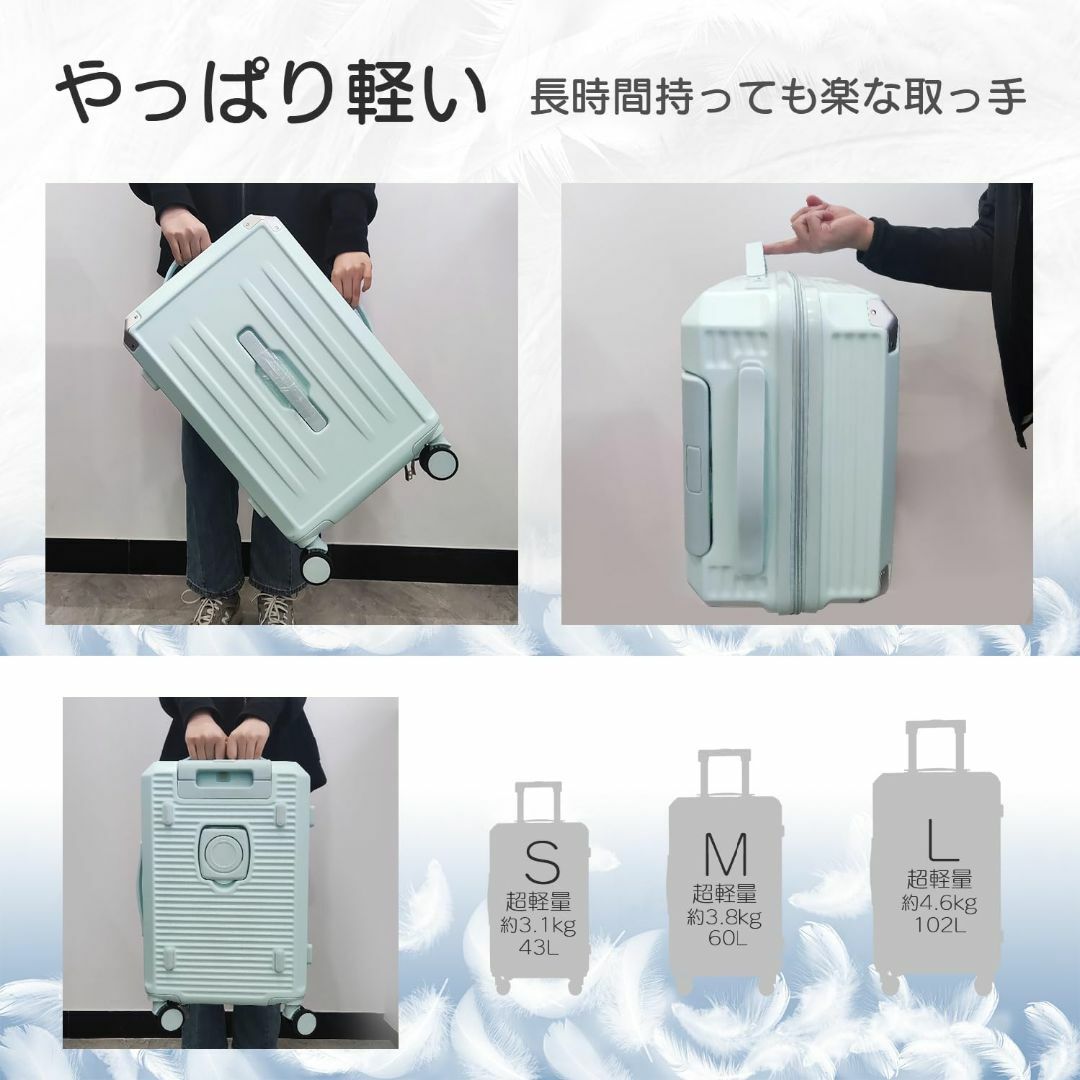 [Snowon] スーツケース 機内持ち込み USBポート付 カップホルダー付き その他のその他(その他)の商品写真