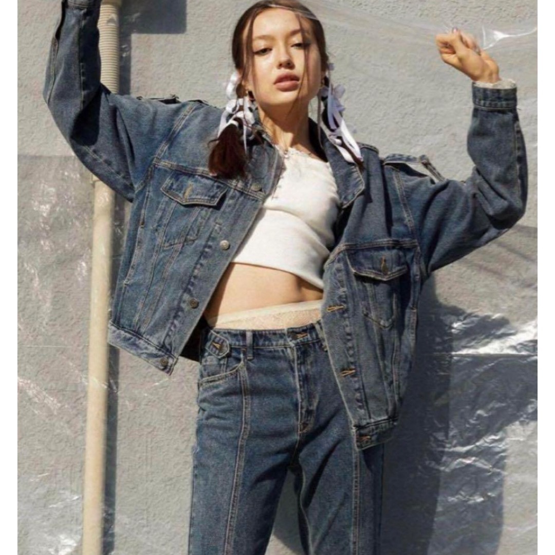 Alexander Wang(アレキサンダーワン)の新品　aclent（アクレント）  vintage denim jacket メンズのジャケット/アウター(Gジャン/デニムジャケット)の商品写真