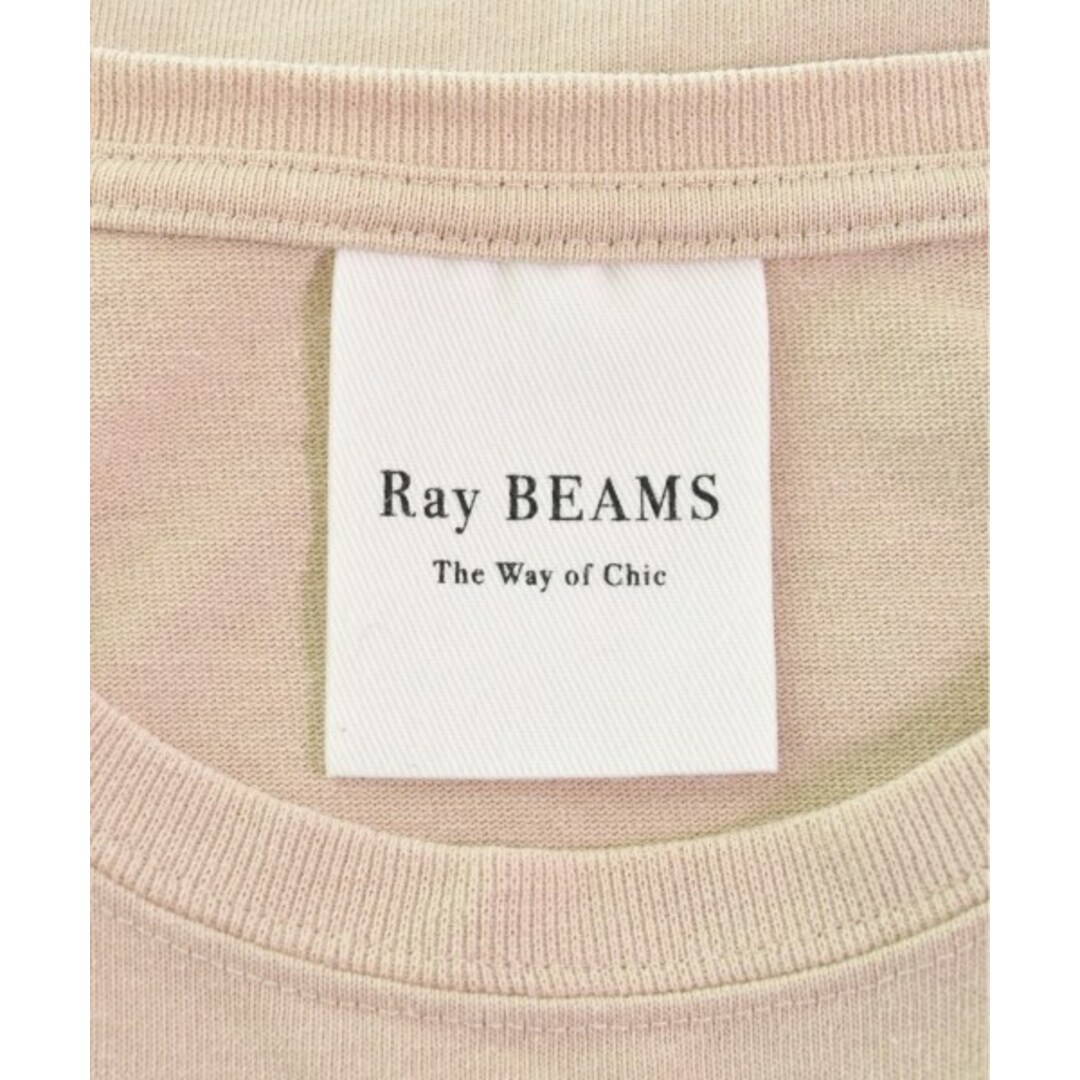 Ray BEAMS(レイビームス)のRay Beams レイビームス Tシャツ・カットソー F ベージュ 【古着】【中古】 レディースのトップス(カットソー(半袖/袖なし))の商品写真