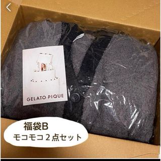 ジェラートピケ(gelato pique)の早い者勝ち★ジェラピケ福袋2024B もこもこカーディガン＆パンツの上下セット(ルームウェア)