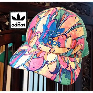 オリジナルス(Originals（adidas）)のアディダス オリジナルス グラデーション バナナ 花柄 キャップ 帽子 ジャージ(キャップ)