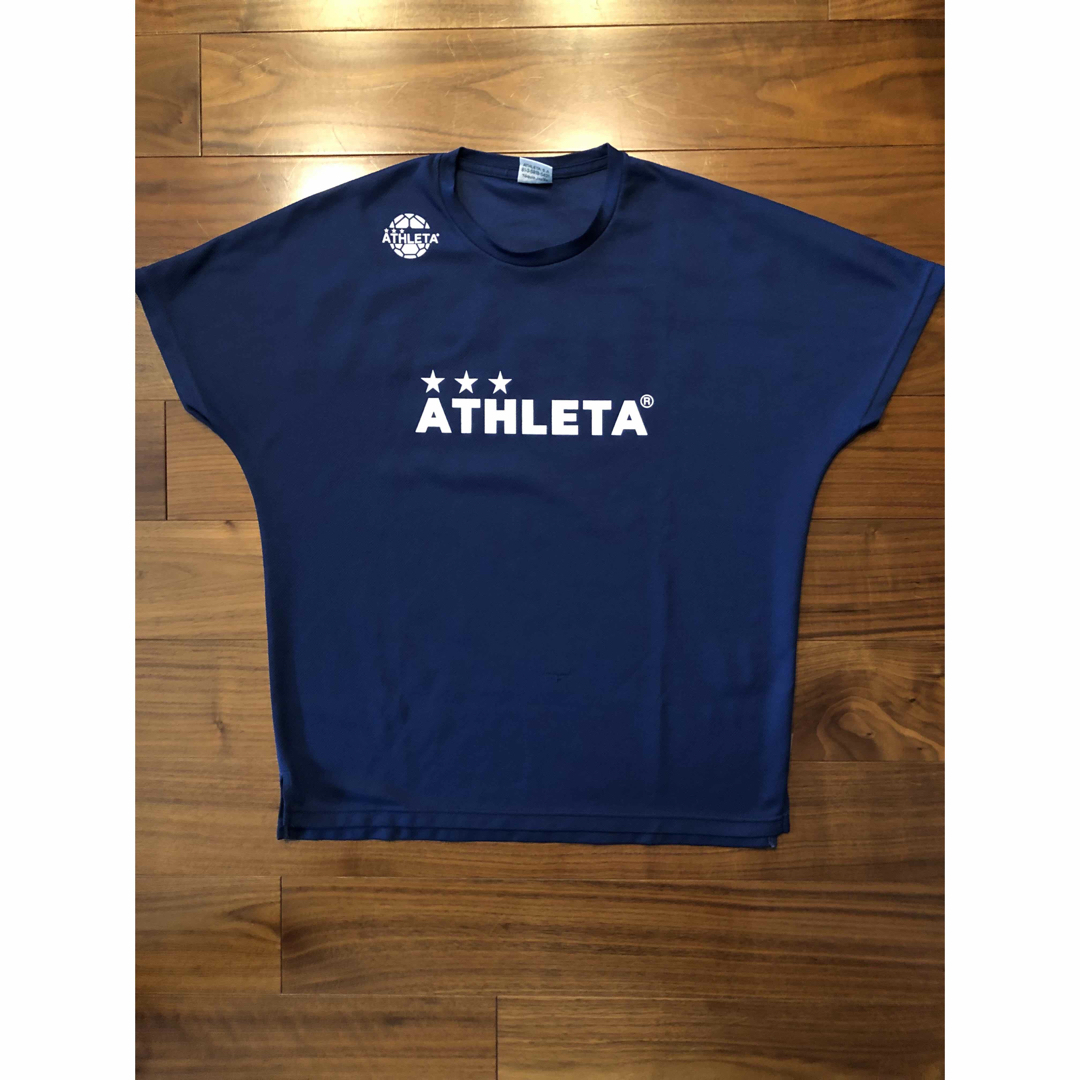 ATHLETA(アスレタ)のアスレタ プラクティスウェア セット ネイビー スポーツ/アウトドアのサッカー/フットサル(ウェア)の商品写真