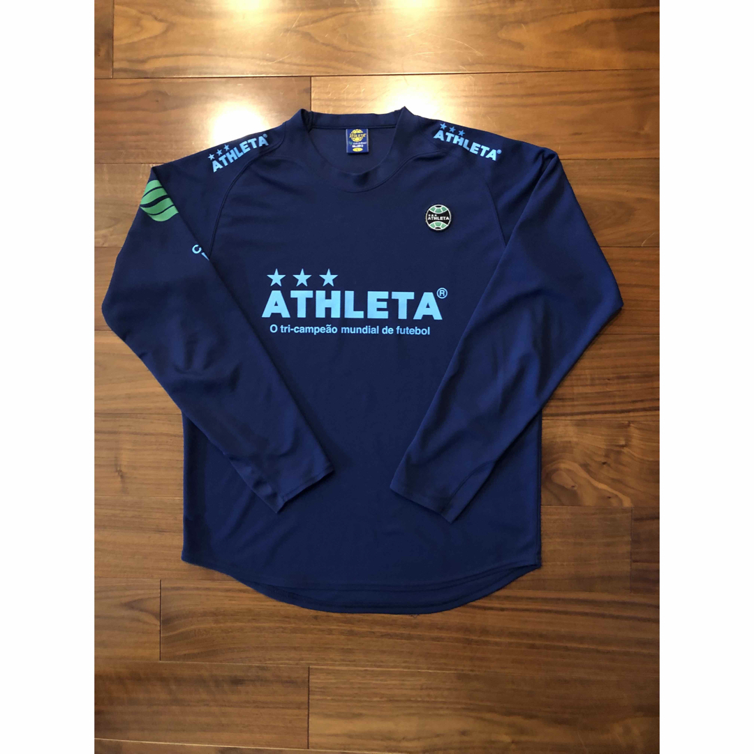 ATHLETA(アスレタ)のアスレタ プラクティスウェア セット ネイビー スポーツ/アウトドアのサッカー/フットサル(ウェア)の商品写真