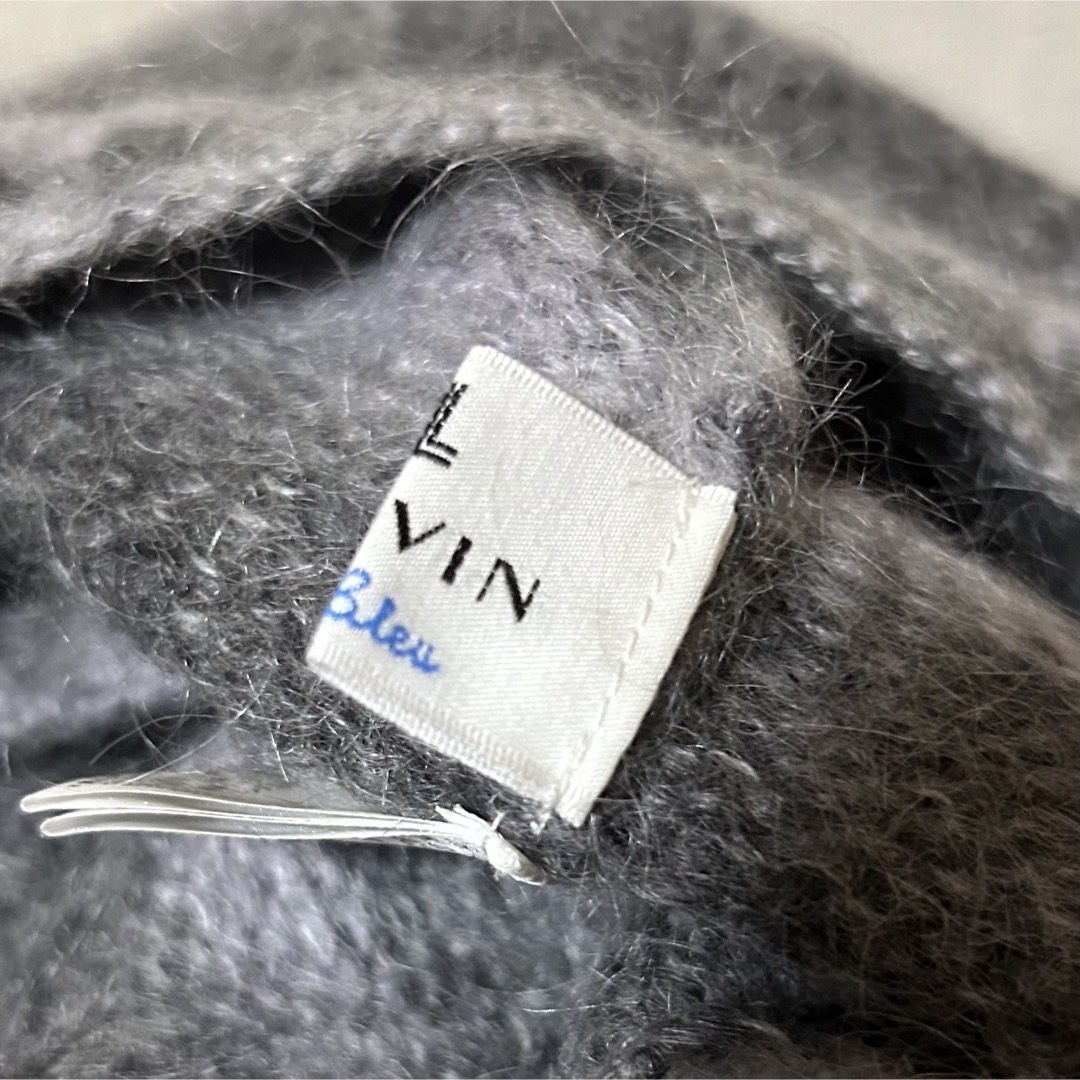 LANVIN en Bleu(ランバンオンブルー)のモヘヤ54%！LANVIN en Bleu(ランバンオンブルー)メンズレディース レディースのファッション小物(マフラー/ショール)の商品写真