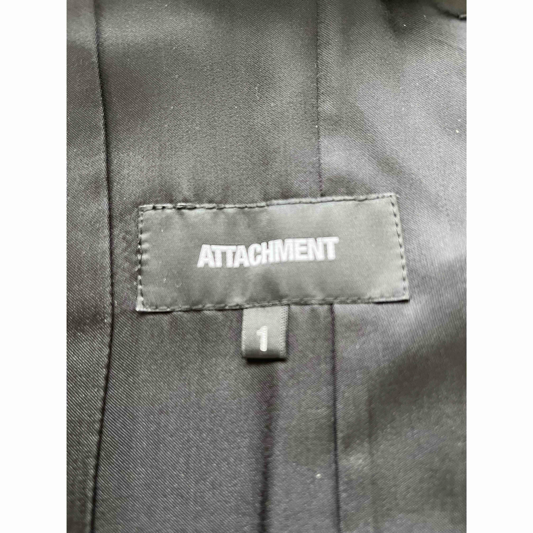ATTACHIMENT(アタッチメント)の定価6万 ATTACHIMENT カシミア混平二重メルトンステンカラーコート メンズのジャケット/アウター(ステンカラーコート)の商品写真