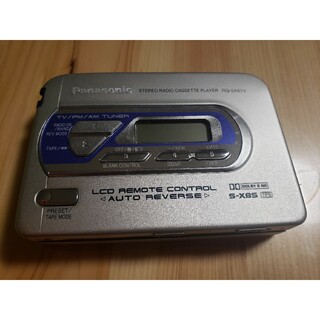 パナソニック(Panasonic)のパナソニック ポータブルラジオカセットプレーヤー RQ-SX87V  訳あり品(ポータブルプレーヤー)