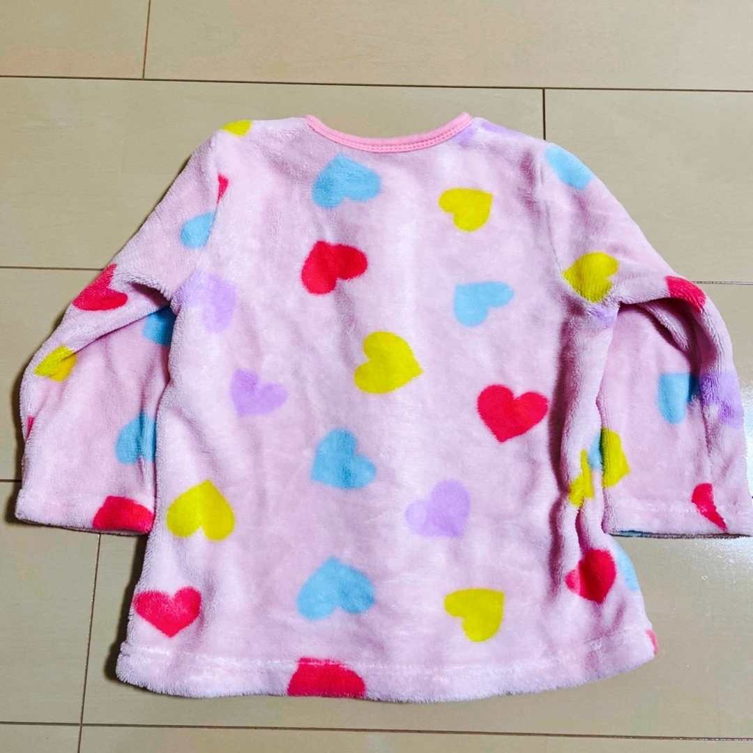 パジャマ類　95センチ　長袖　ピンク キッズ/ベビー/マタニティのキッズ服女の子用(90cm~)(パジャマ)の商品写真