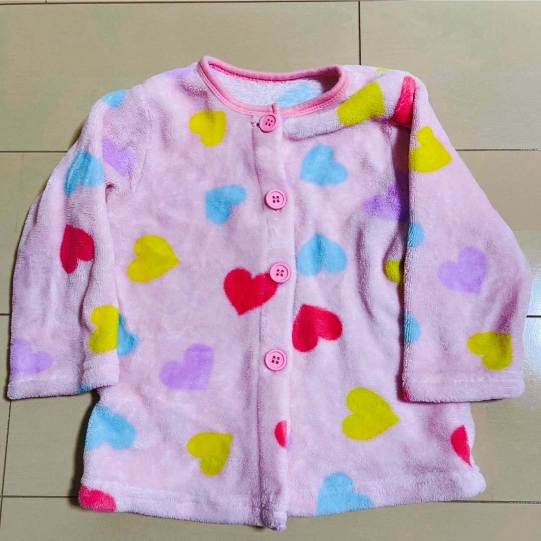 パジャマ類　95センチ　長袖　ピンク キッズ/ベビー/マタニティのキッズ服女の子用(90cm~)(パジャマ)の商品写真