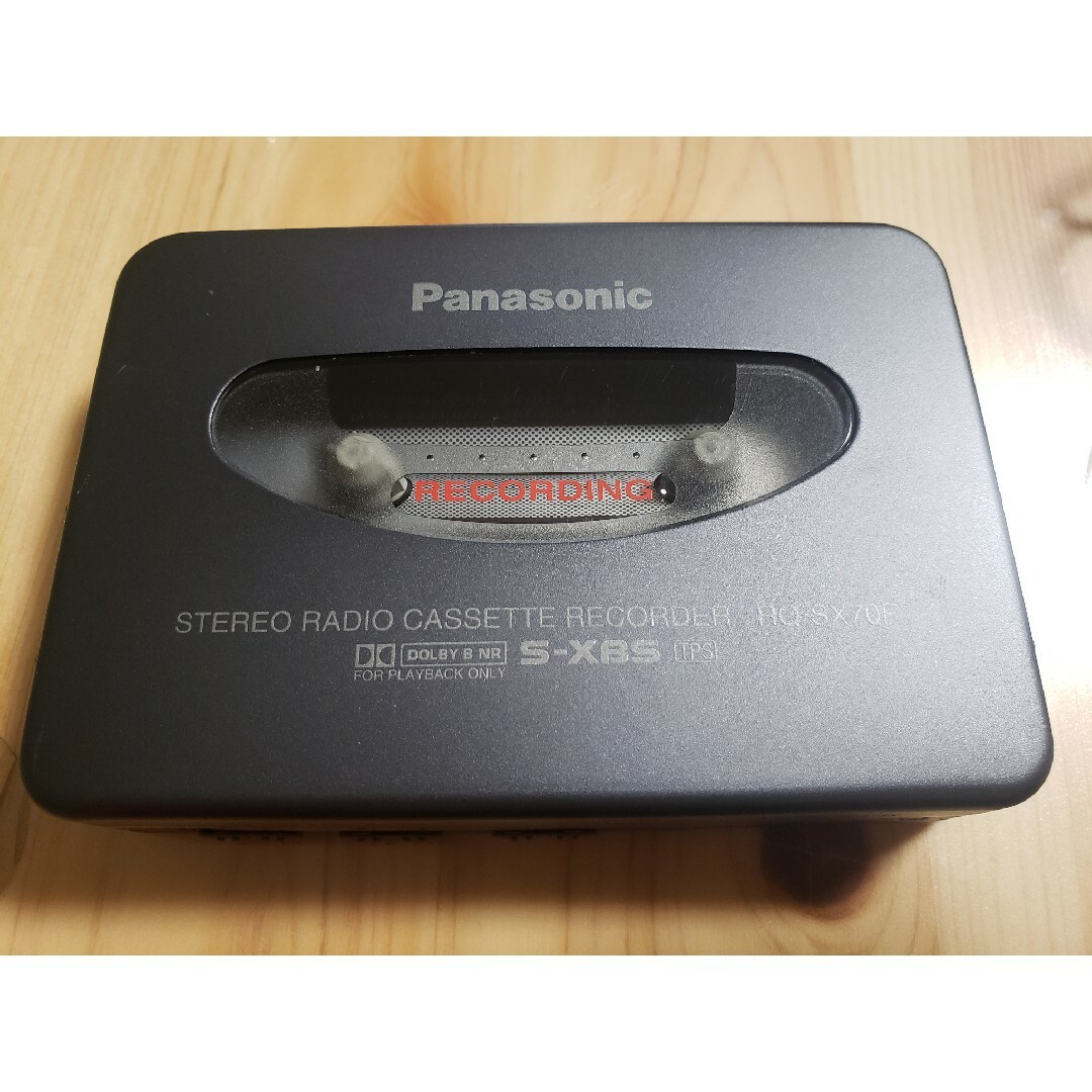 パナソニック ポータブルラジオカセットレコーダー RQ-SX70F 中古訳あり品