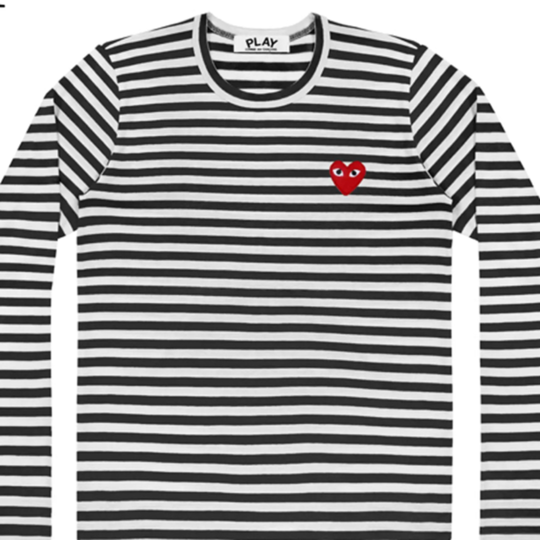 COMME des GARCONS(コムデギャルソン)のPLAY COMME des GARCONS  ボーダー　ロンT メンズのトップス(Tシャツ/カットソー(七分/長袖))の商品写真