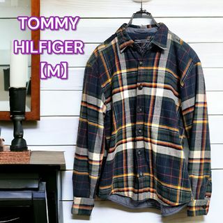 トミーヒルフィガー(TOMMY HILFIGER)の美品★TOMMY HILFIGER【トミーヒルフィガー】長袖 シャツ 中綿 M(シャツ)