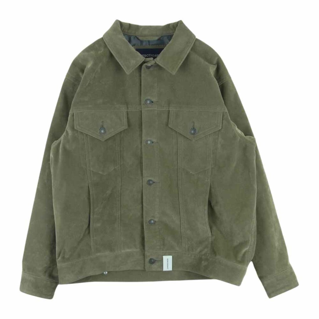 DESCENDANT ディセンダント 212BRDS-JKM04 PIGPEN TRACKER JACKET フェイク スエード トラッカー  ジャケット グレー系 2【中古】 | フリマアプリ ラクマ