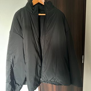 バレンシアガ(Balenciaga)の バレンシアガ★18AW バックロゴ中綿ウインドブレーカーコート(ダウンジャケット)