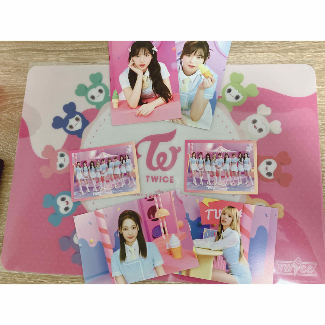 TWICE(トゥワイス)の♡TWICEカフェ　特典セット♡ エンタメ/ホビーのタレントグッズ(アイドルグッズ)の商品写真