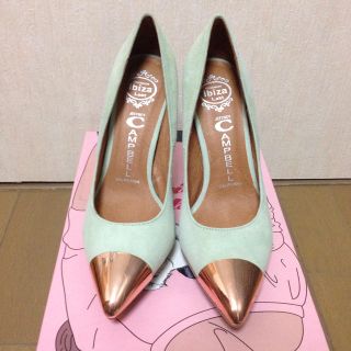 ジェフリーキャンベル(JEFFREY CAMPBELL)のjefferyミントグリーンパンプス💚(ハイヒール/パンプス)