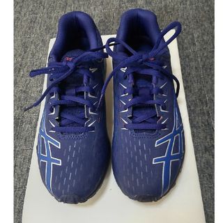 レーザービーム(LAZERBEAM（ASICS）)のASICS レーザービーム ネイビー 22.5cm(スニーカー)