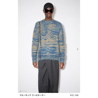 アクネストゥディオズ(Acne Studios)の定価73700円Acne studiosジャガードウールニット(ニット/セーター)