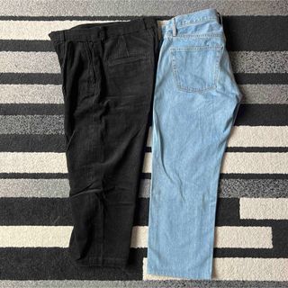 ユニクロ(UNIQLO)のUNIQLO + sevendays sunday パンツ2本セット(その他)