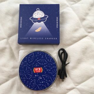 値下げしました！餃子の王将 ワイヤレスチャージャー(バッテリー/充電器)