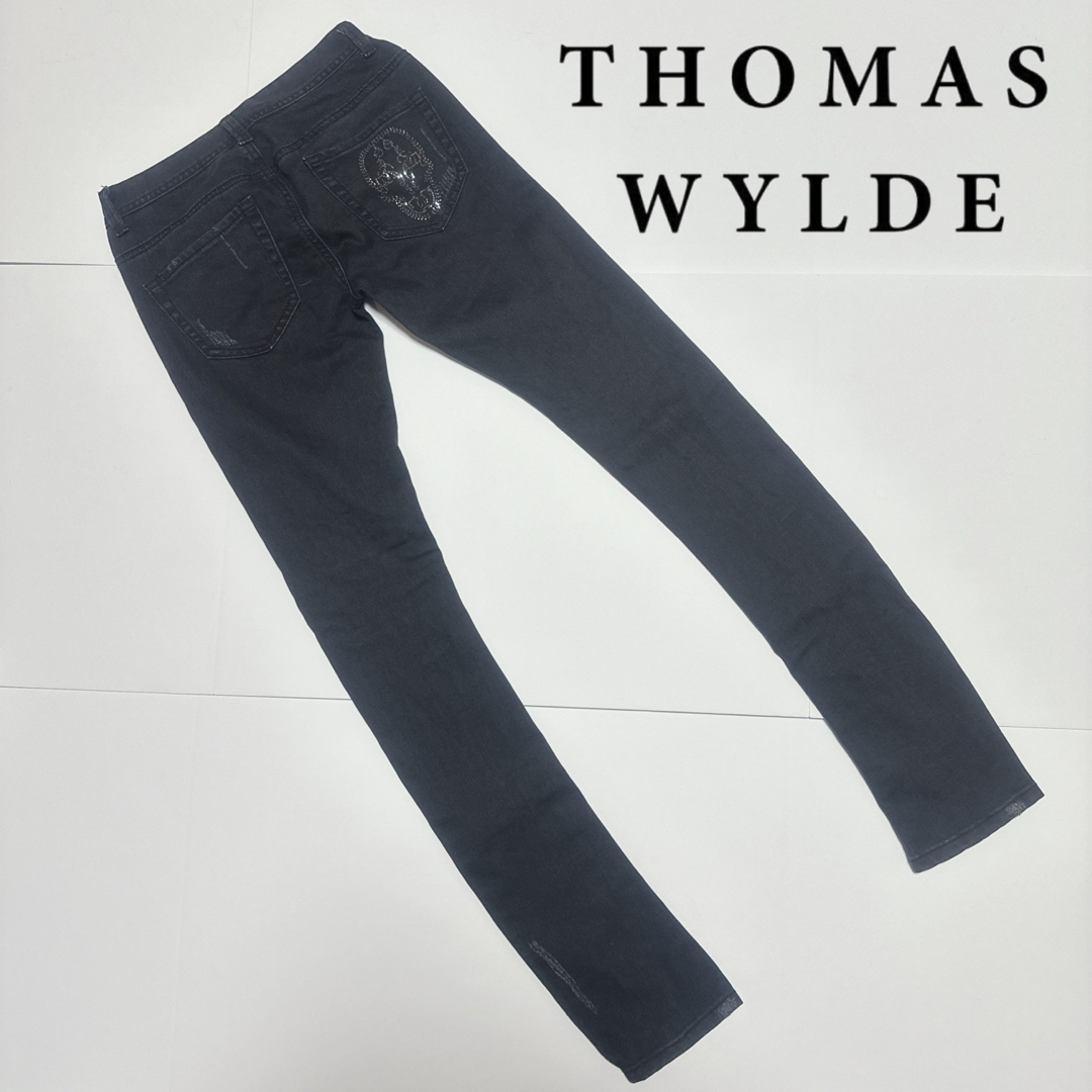 THOMAS WYLDE/スキニーデニムパンツ/26インチ/トーマスワイルド THOMAS WYLDE/スキニーデニムパンツ/26インチ/トーマスワイルド