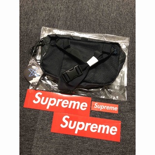 【新品】Supreme Waist Bag シルバーゴシックロゴウエストバッグ