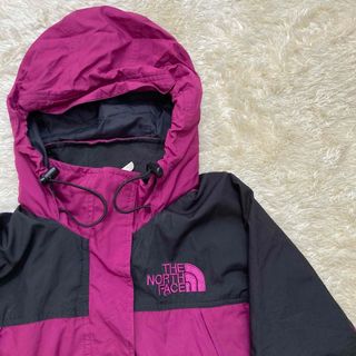 ザノースフェイス(THE NORTH FACE)のレア 90’s THE NORTH FACEマウンテンパーカー カシス×ブラック(マウンテンパーカー)