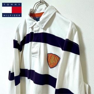 TOMMY HILFIGER - 【トミーヒルフィガー】長袖ポロシャツ ワンポイント