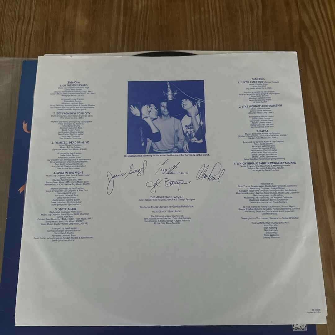レコード　LP　LP / MANHATTAN TRANSFER / MECCA  エンタメ/ホビーのCD(その他)の商品写真