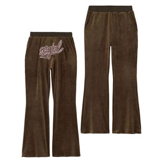 エックスガール(X-girl)のX-girl VELOUR FLARE PANTS 新品未使用 タグ付き(その他)