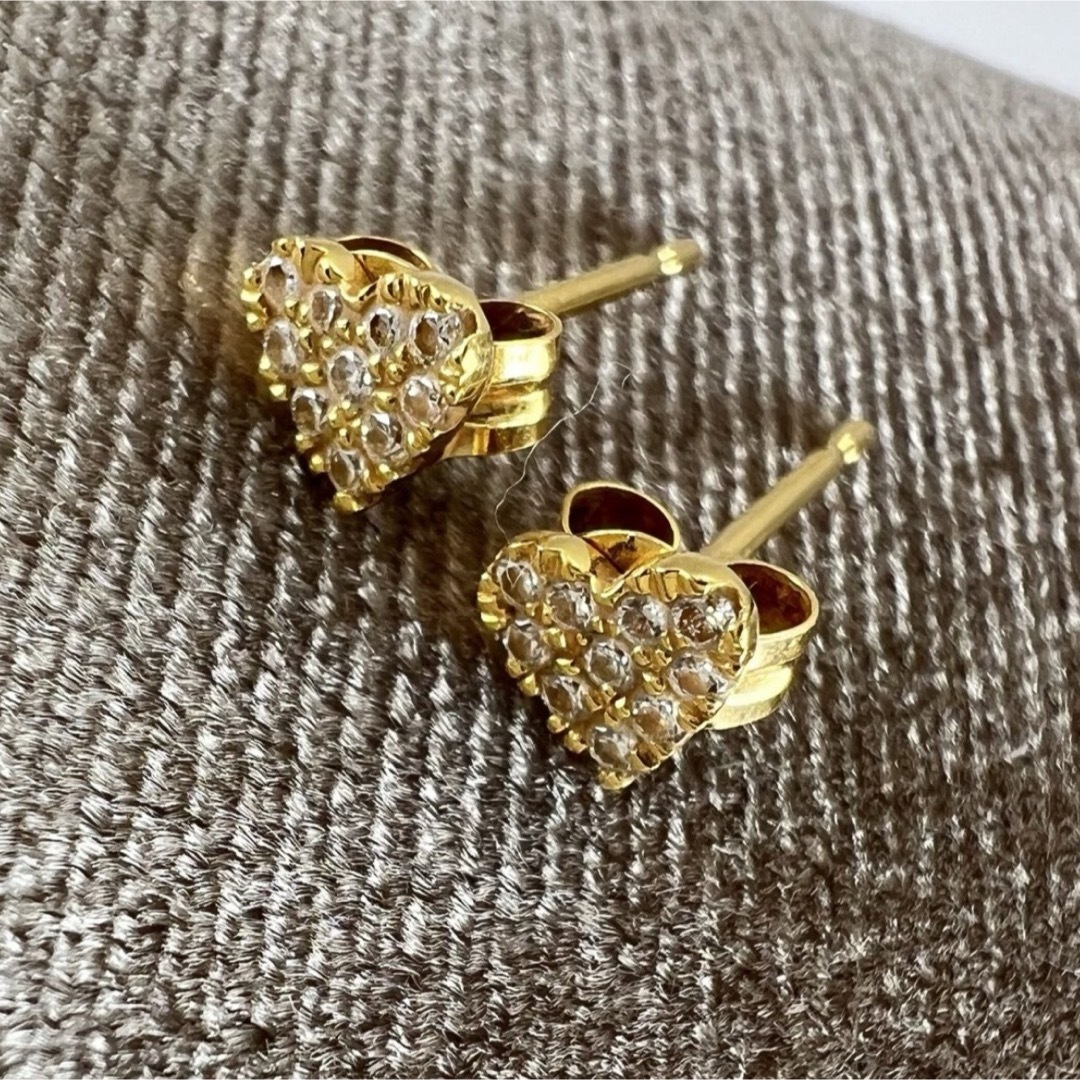 AHKAH アーカー ベアピアス 18kゴールドダイヤピアス - アクセサリー AHKAH アーカー ベアピアス 18kゴールドダイヤピアス - アクセサリー